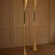 Diabolo floor lamp pair