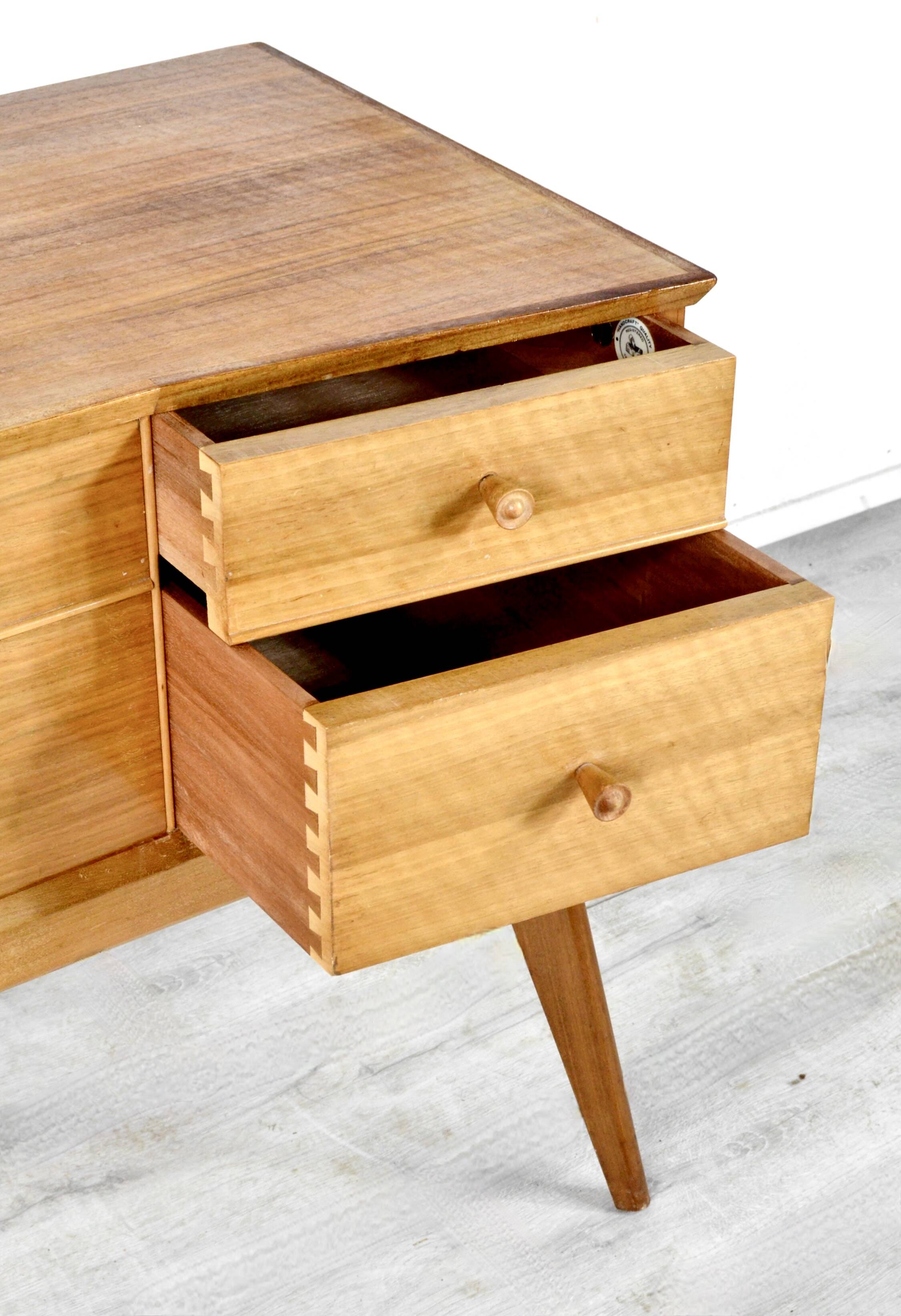 Walnut sideboard by alfred cox of great britain