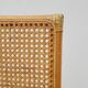 Vintage wicker claustra screen - 1950s