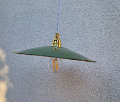 Enamelled sheet metal suspension 1950