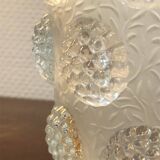 Vintage Verlys glass vase with cabochons