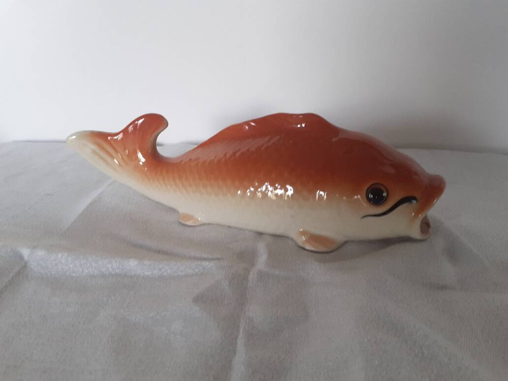 Kutani koi carp wall vase