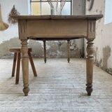 2m walnut drapery farmhouse table