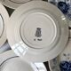 Set of 6 dessert plates blue flowers saint-amand 30s-40s