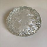Cendrier en verre ciselé