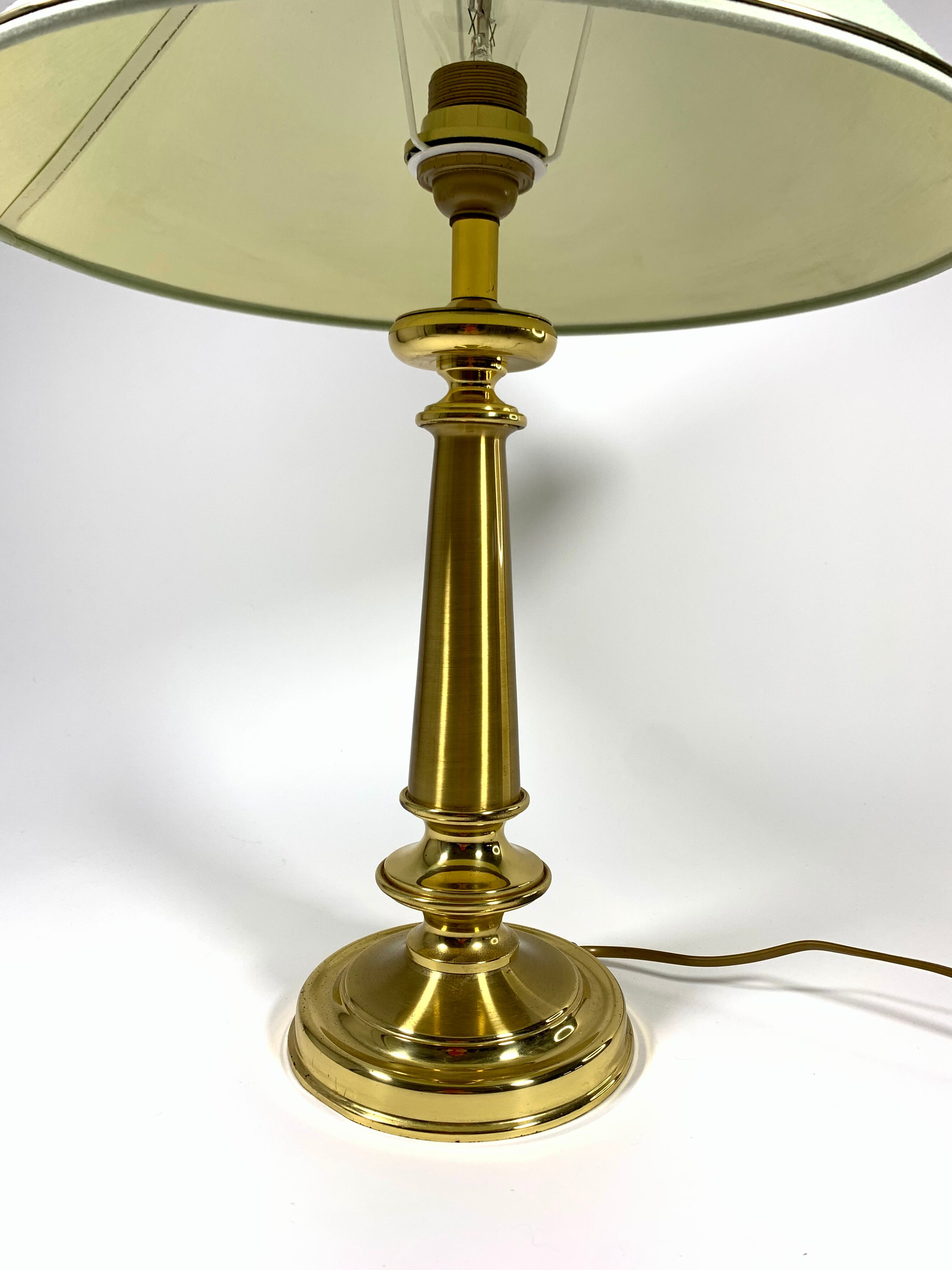 Vintage table lamp in brass model regency - netherlands brand kullmann lampen