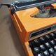 Machine à écrire silver reed 280 fast spacer orange qwertz