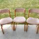 Lot de 3 chaises traineau SELF , dlg de Baumann , 1970'
