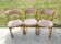 Set of 3 SELF sled chairs, designed by Baumann, 1970s.