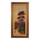 Peinture de paysage italien signée Marko du 19ème siècle.