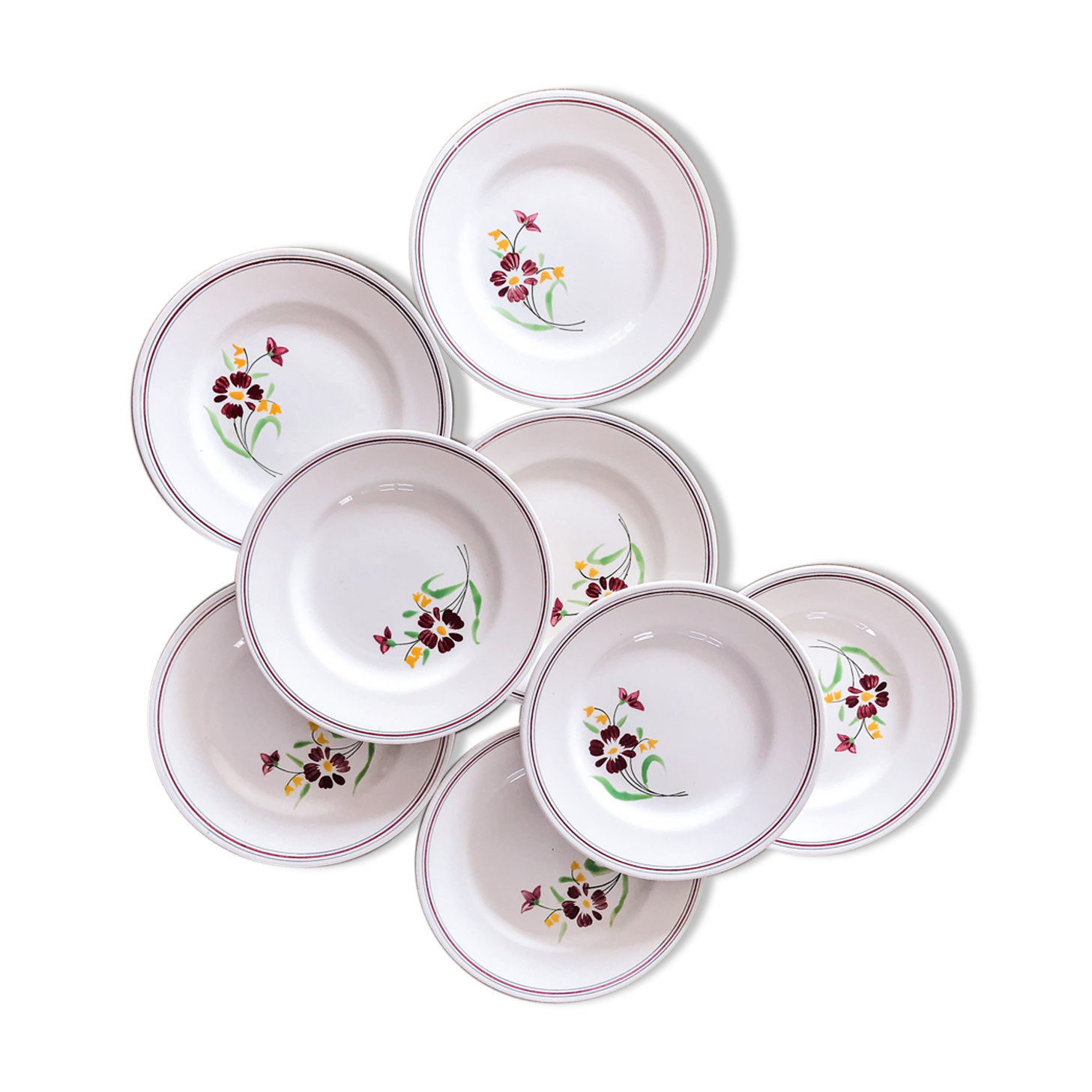 8 plates Salins model Janine