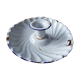 Enamelled tin candlestick