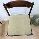 6 chaises scandinaves vertes vintage