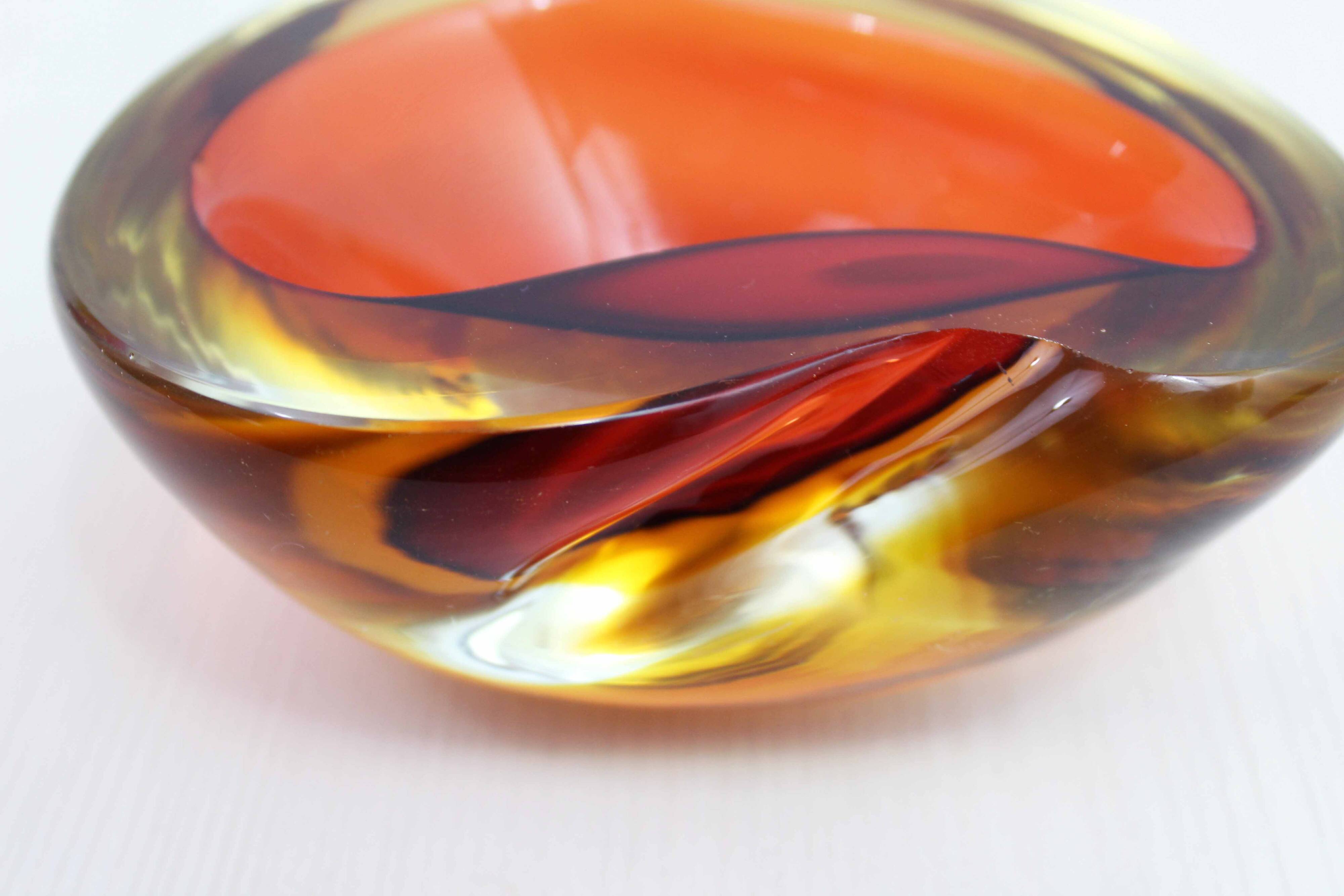 Murano glass ashtray