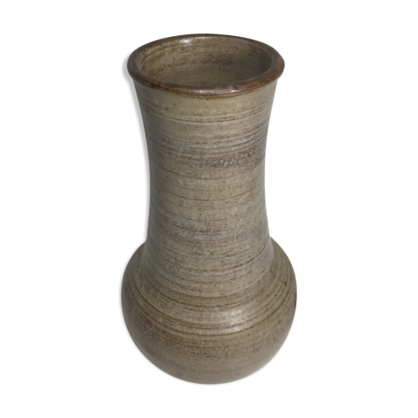 Old sandstone ball vase 1970