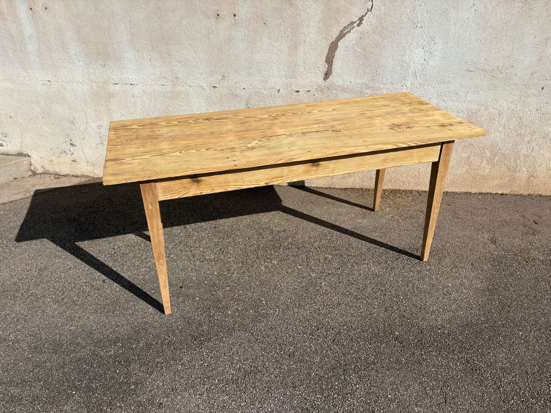 Table bistrot brute 