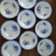 Vintage plates earth of iron Sarreguemines Watteau