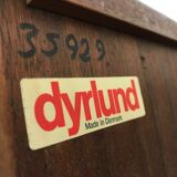 70s Dyrlund teak shelf wall unit Danish Modern Design Denmark