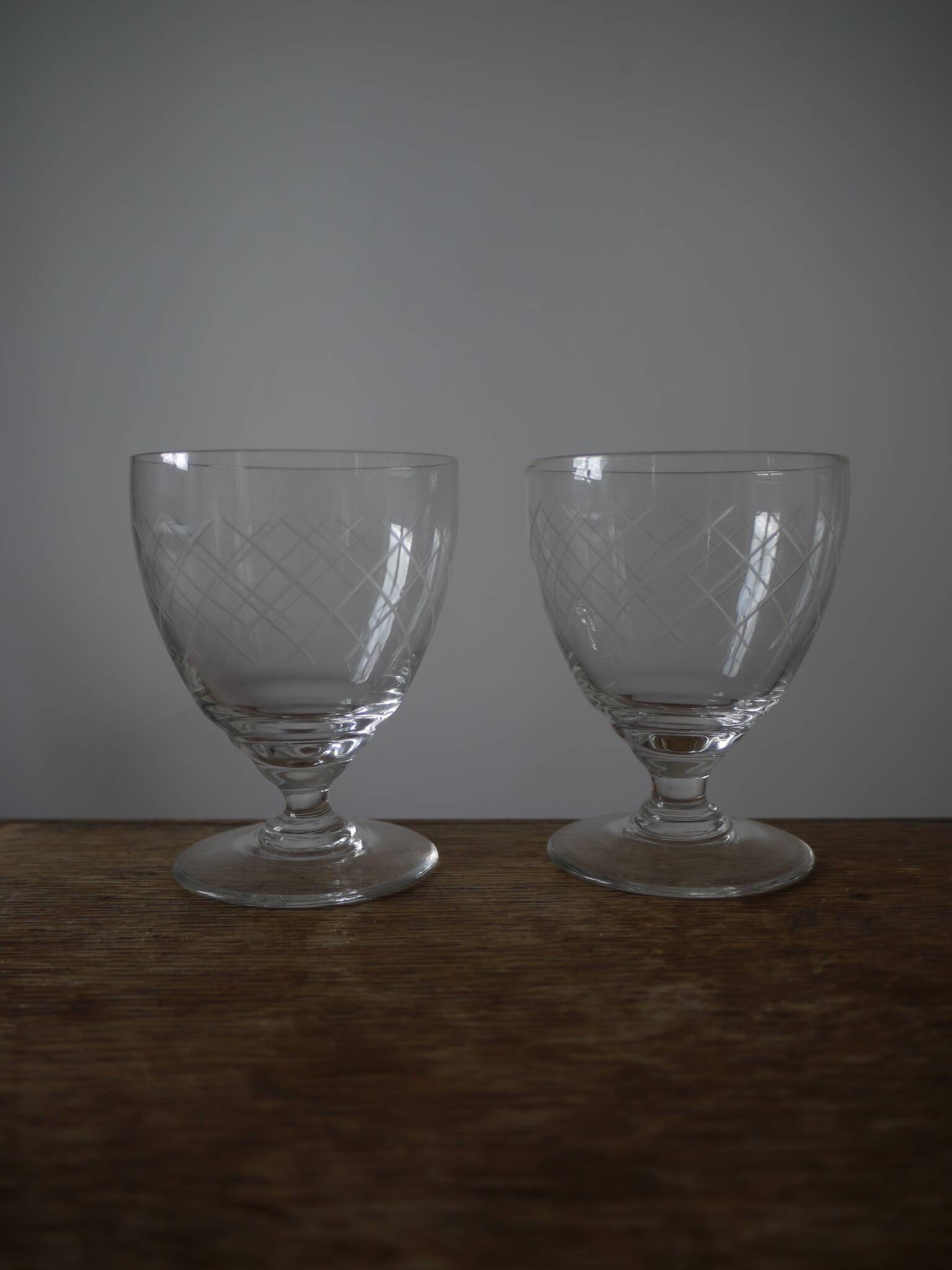 Lot de 6 petits verres à pied