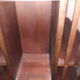 Revolving mahogany library