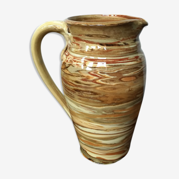 Varnished sandstone pitcher