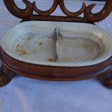 Audemar Guyon bistro enameled cast iron umbrella stand in Dole Jura France