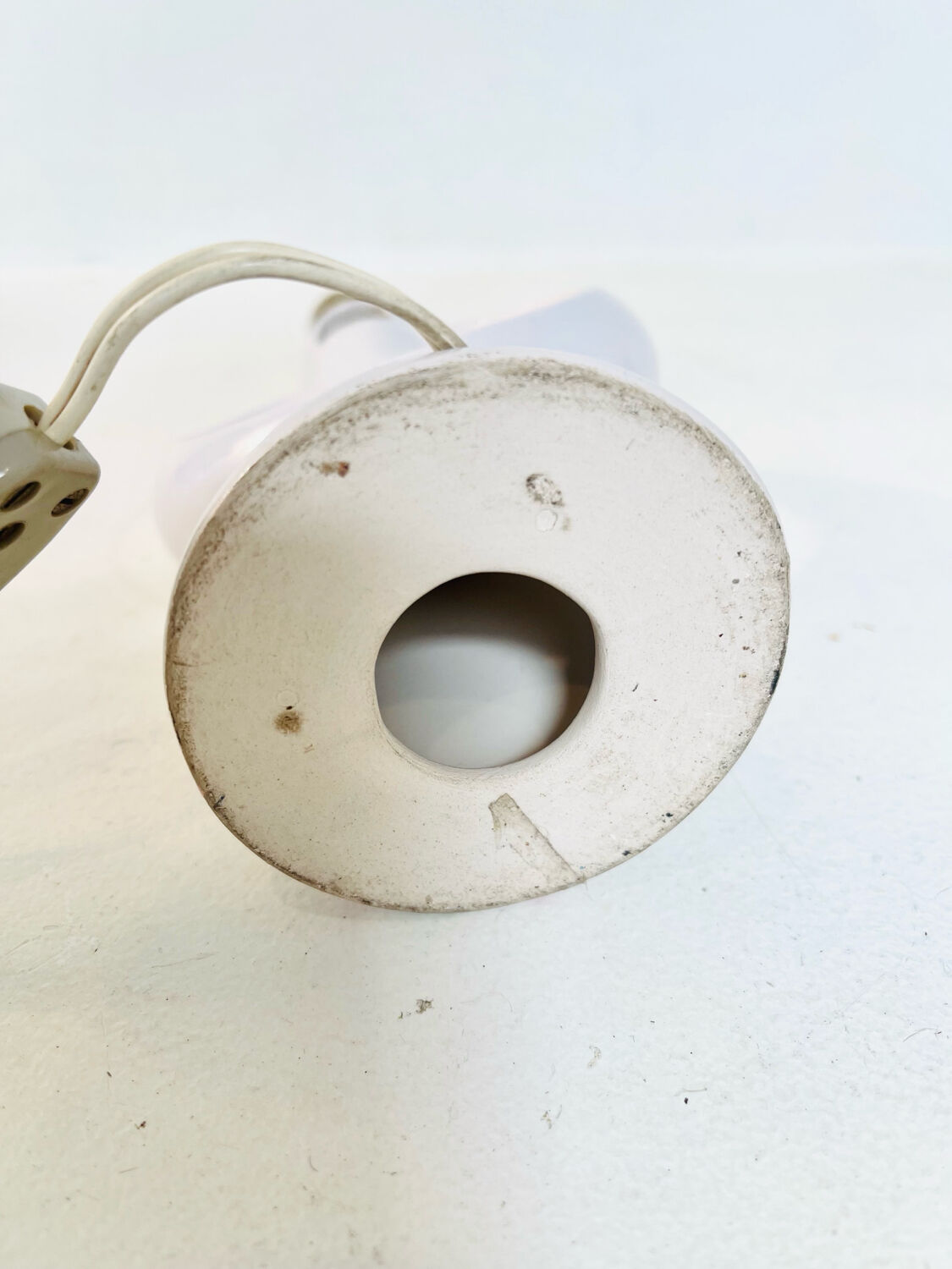 Small floral ceramic lamp – 1950s