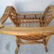 Pair of vintage rattan armchairs