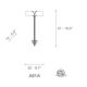 "Alaya" wall light by Jean-François Crochet for Terzani (new)