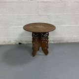 Anglo-Indian carved side table
