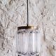 Scandinavian brass and glass pendant for Reijmyre by Paul Kedelv