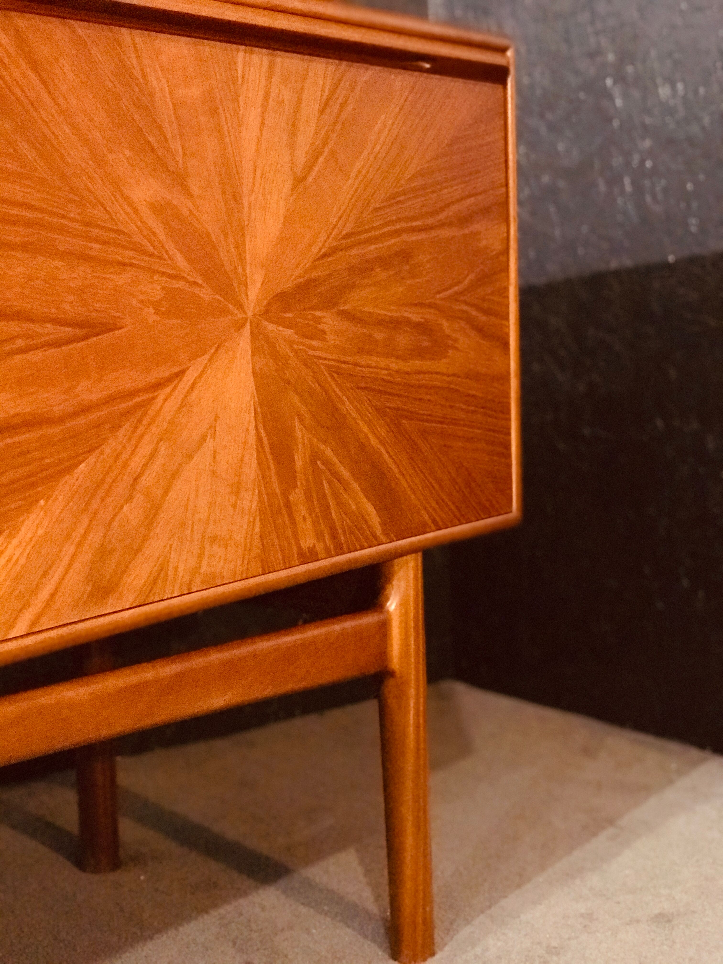 Mid-Century Teak Sideboard by Tom Robertson for McIntosh, 1960s, Sunburst collection.