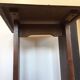 Art deco bistro table red tray