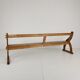 Victorian pitch pine school benches – circa 1900, England