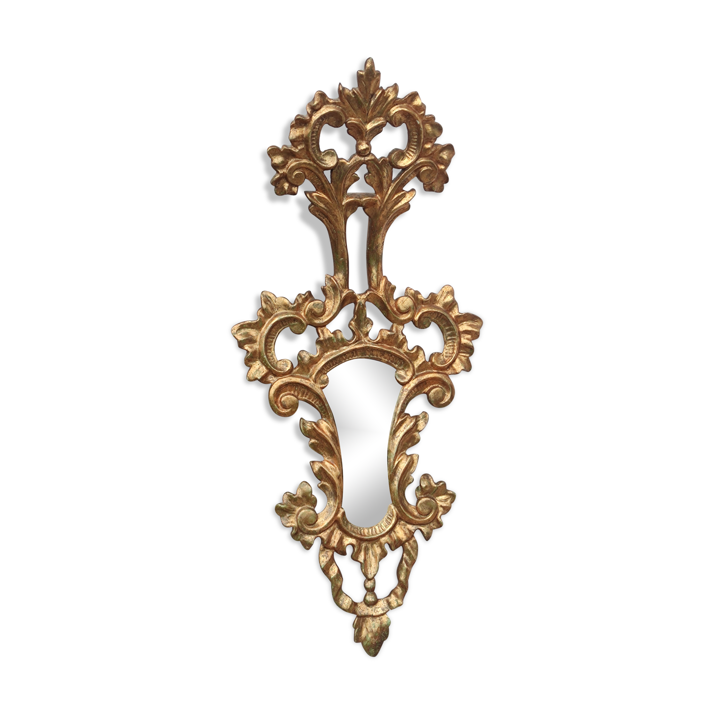 Old gilded mirror original Louis XV style