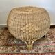 Pouf en rotin