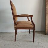 Louis XVI Jacob style armchair beige trim