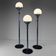 3 lampadaires iatliens vintage