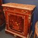 Napoleon III Support Table in Floral Marquetry