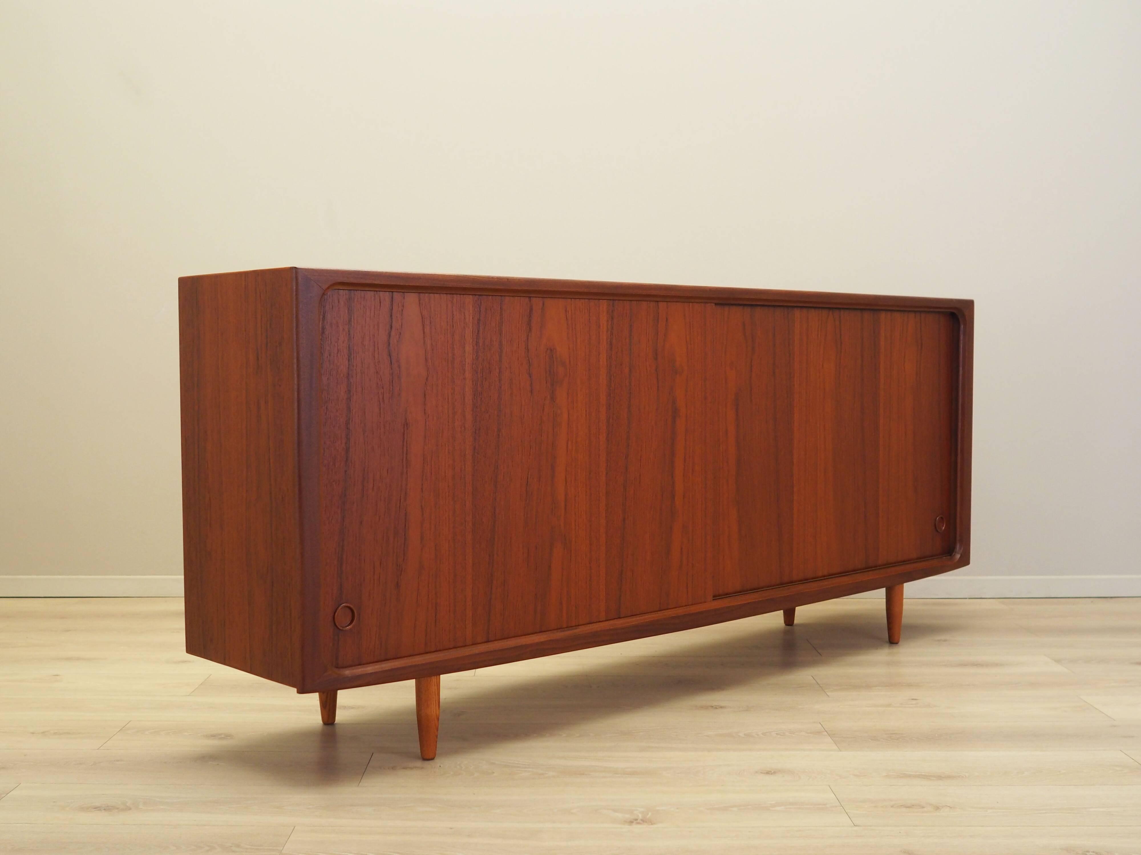 Teak sideboard, Danish design, 1970s, production: Denmark