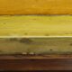 Secretary with a curved drop-leaf in floral marquetry, mid-19th century.