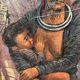 Maitree Siriboon “Mother and Child”. Oil painting.
