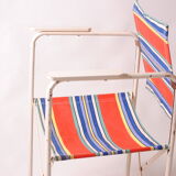 Paire de fauteuils pliants
