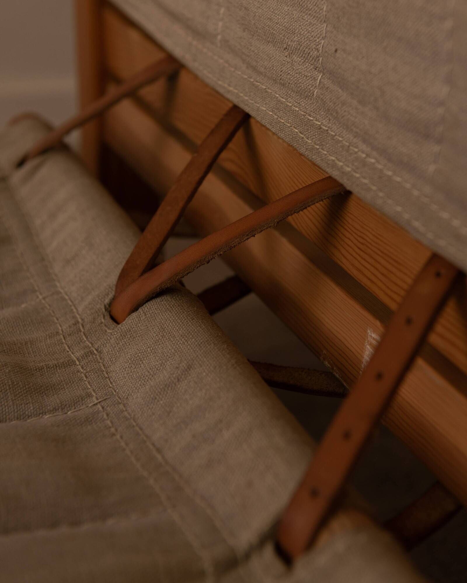 Diana safari chair by Karin Mobring for IKEA · pine and canvas