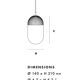 Suspension DOT Large – Éditeur Woud -
Design scandinave Rikke Frost  –