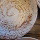 8 handmade soup plates in speckled stoneware – Ø 19.5 cm
