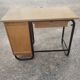 1950s desk in wood and tubular metal