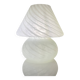 Lampe champignon Murano Italie vintage à décor de spirales