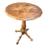 Side table in veneer