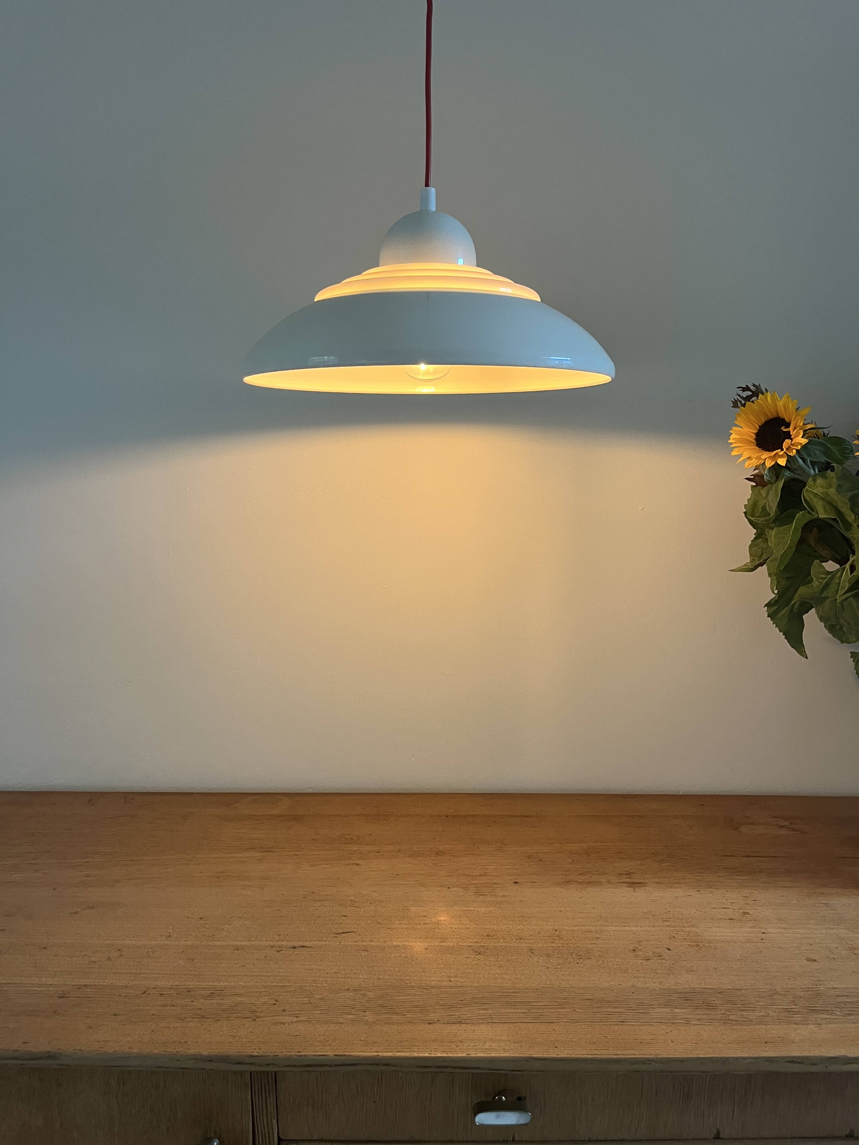 Vintage UFO pendant - Knud Christensen - Danish design lamp